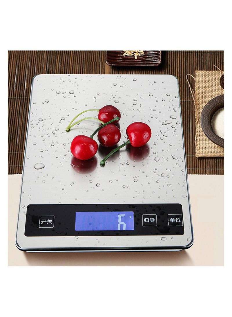 ETEKCITY - Stainless Steel Kitchen Electronic Scale Mini Food Scale Household Small Electronic Scale Precision Electronic Scale - Image 1
