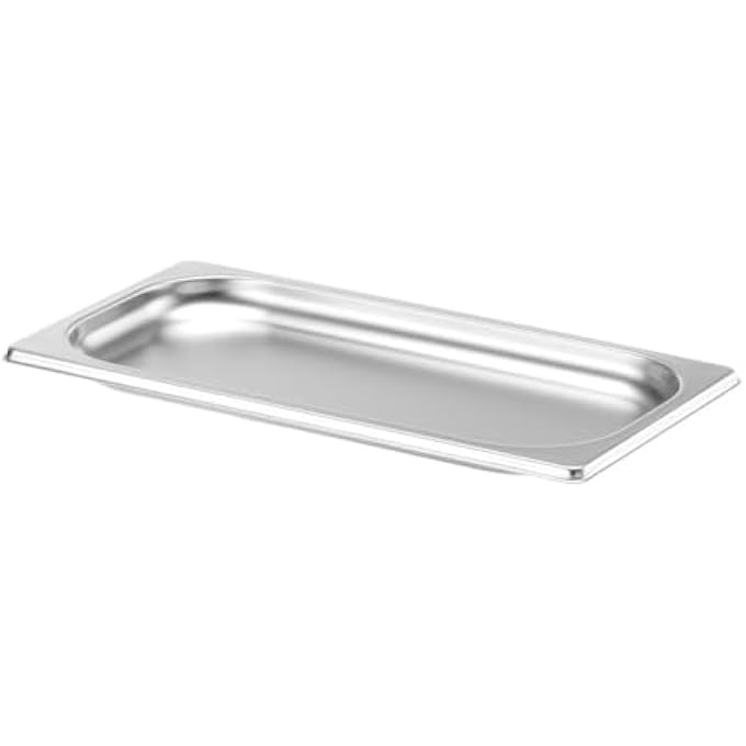 هندي المستلم Gn 13Contenedor GnApilableResistente A Temperaturas De 40 A 300CApto Para HornosCongeladoresCalientaplatosBao Mara08L325X176XH 20MmAcero Inoxable 1810 - Image 2