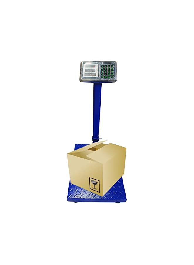 promass Industrial Platform Scale Weight,Computing Digital Scale, with Accurate KG Price Calculator High-Definition Displa, Foldable Rechargable for Weighing Luggage Package Shipping (Capacity 300KG) - Image 2