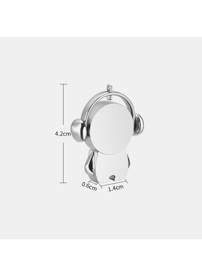 BURAQ Y01 Metal Musician Car Cartoon Style U Disk, Capacity: 8GB(Rose Gold) - Image 3