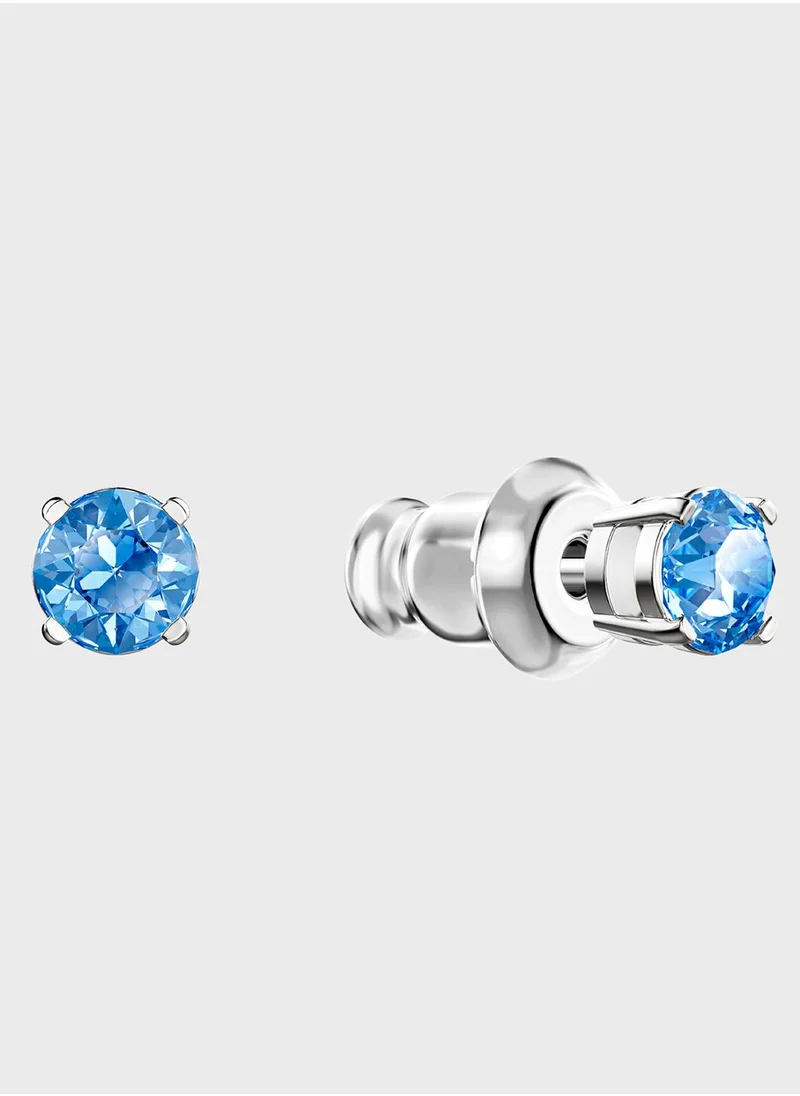 SWAROVSKI Sparkling Round Pendent Necklace+Earrings Set