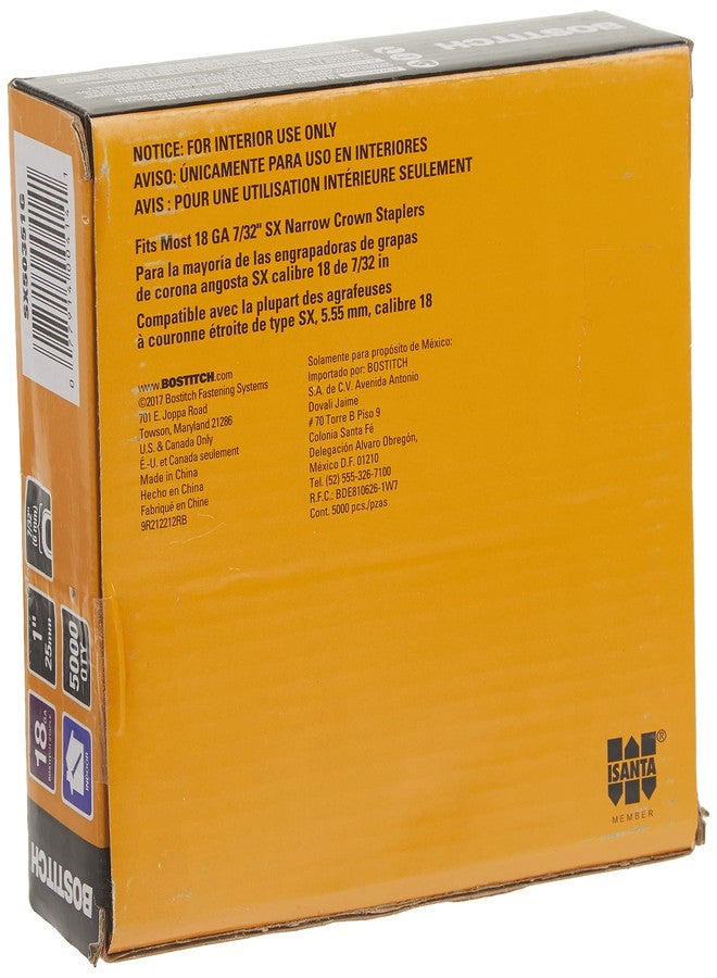 بوستيتش دبابيس بوستيتش ذات شكل التاج، ضيقة، 1 × 7/32 بوصة، 18GA، عبوة من 5000 دبوس (SX50351G) - Image 3