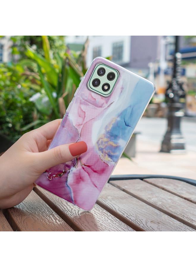 erorex Case For Samsung Galaxy A22 5G IMD Marble Pattern TPU Phone Case - Image 5