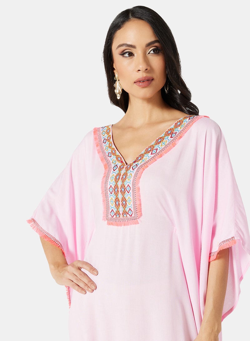 ARABIAN CLOSET EMBROIDERED KAFTAN  - Image 4