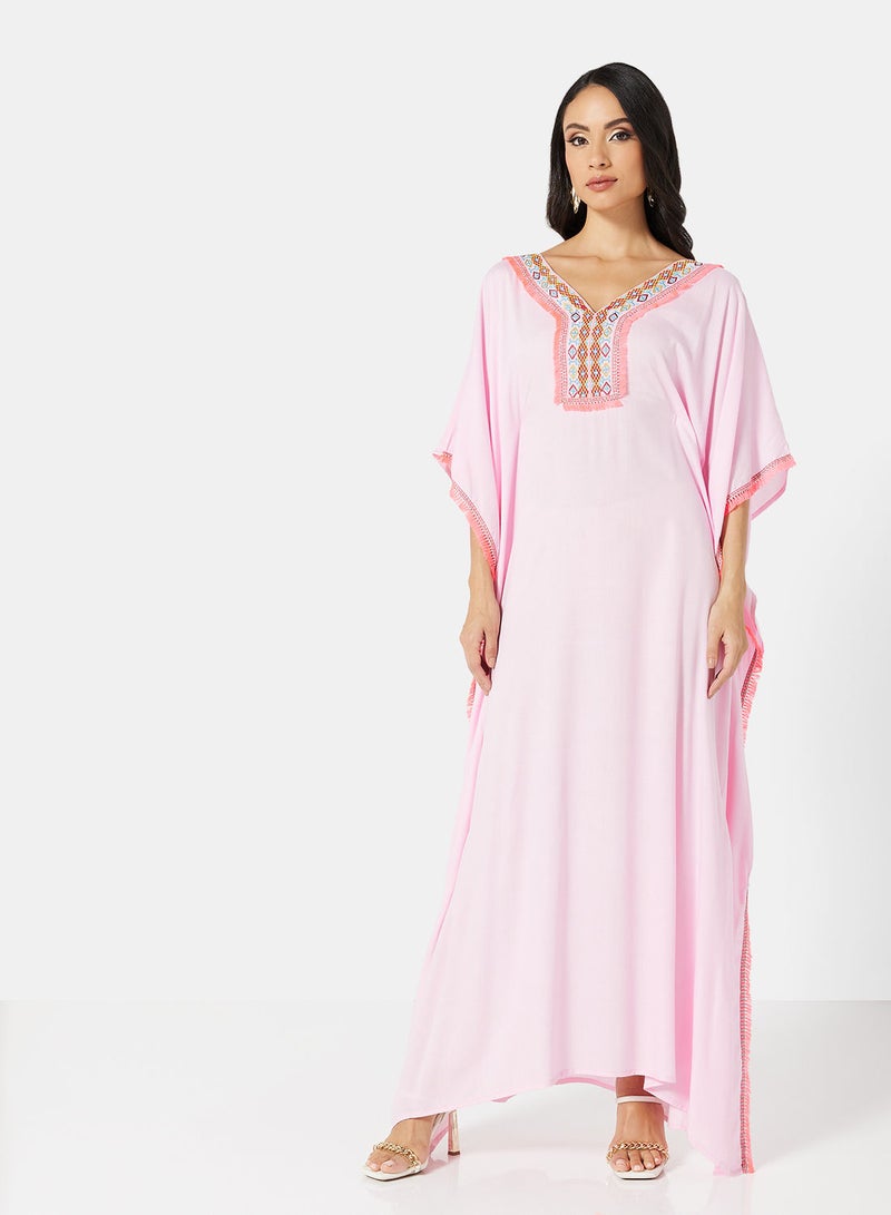 ARABIAN CLOSET EMBROIDERED KAFTAN  - Image 1