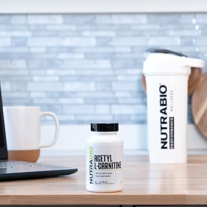 NutraBio Acetyl L-Carnitine (ALCAR) Supplement, 500mg - Support Natural Energy Production, Metabolic Management, and Overall Health, 90 Capsules - Image 5