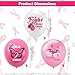 Ysqool Breast Cancer Awareness Balloons 24 Pack Pink Ribbon Latex Balloons 12 Inch Breast Cancer Party Decorations Pink Balloons for Fundraiser Events Celebration Awareness Month - Image 2
