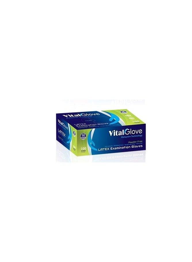 " Disposable medical gloves - 100 pieces ,Size M - Image 2