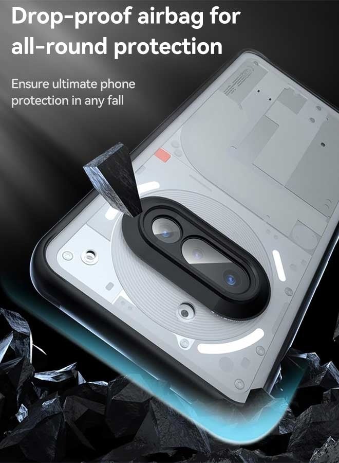 Tersely for Nothing Phone 3a Case, Hard PC Back + Soft TPU Bumper Crystal Clear Slim Fit Lightweight Transparent Skin Cover Shockproof Non-Slip Anti-Yellow Protection - Image 5