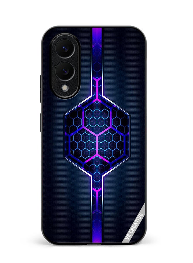 Protective Case Cover For Samsung Galaxy S25 Edge Abstract Design Multicolour