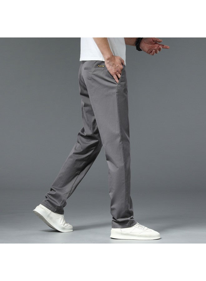 Tucano stylish Straight-leg Pants - Loose Comfortable Business Casual Trousers For Men - Image 4