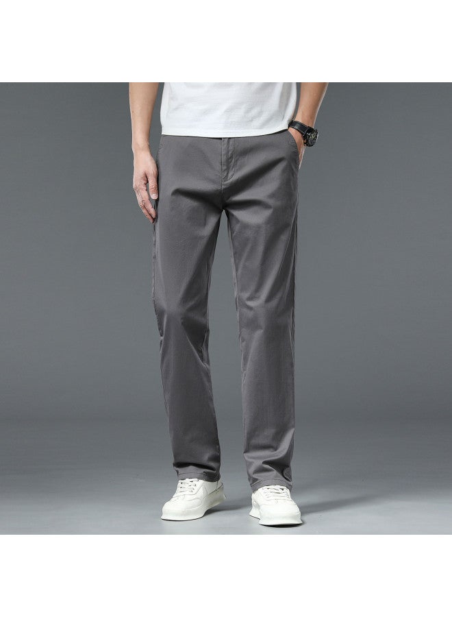Tucano stylish Straight-leg Pants - Loose Comfortable Business Casual Trousers For Men - Image 3