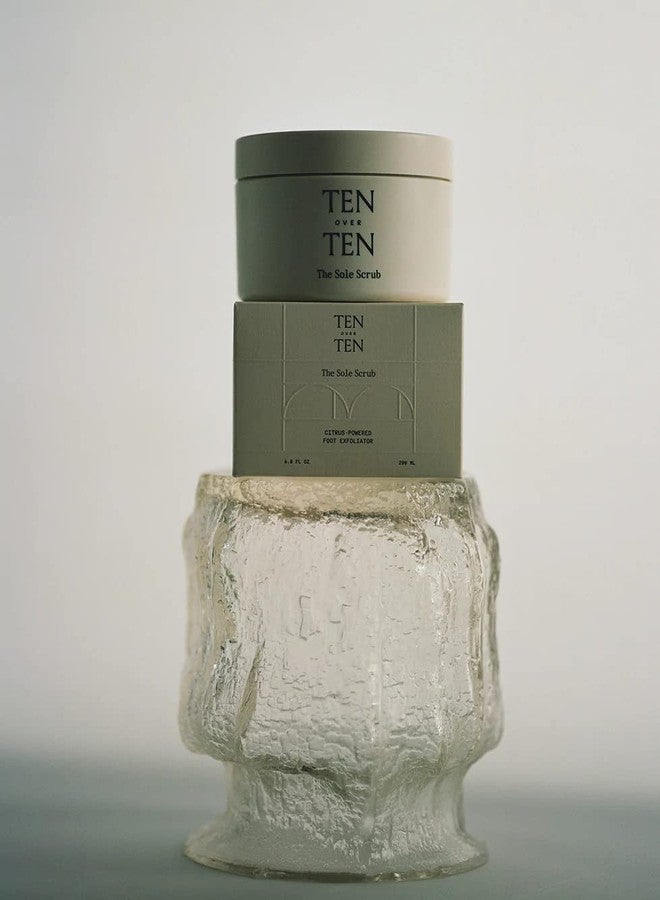 tenoverten - The Sole Scrub Exfoliating Foot Treatment | Clean, Natural, Non-Toxic Hand, Foot + Nail Care (6.8 oz | 200 ml) - Image 4