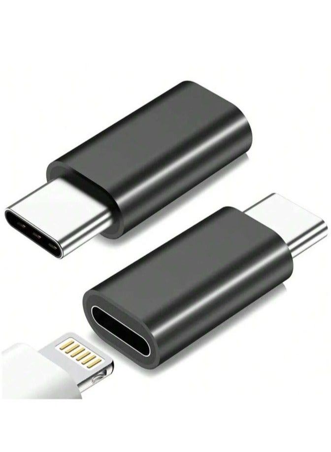 New Type-C to Lightning and Lightning to Type-C Adapter, Metal Charging and Data Transfer Adapter  - Image 1