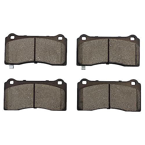 TRQ Front Brake Pads Ceramic Compatible with 2017-2018 Tesla 3 - Image 5