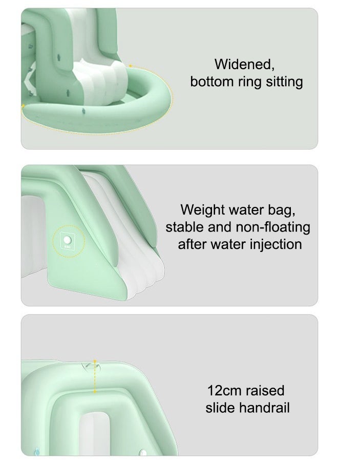 Occuwzz - Inflatable Swimming Pool Kiddie Pool Kid Pools For Backyard Swimming Pool For Family Adults Kids Toddler Giant Rectangle Lounge - Image 1