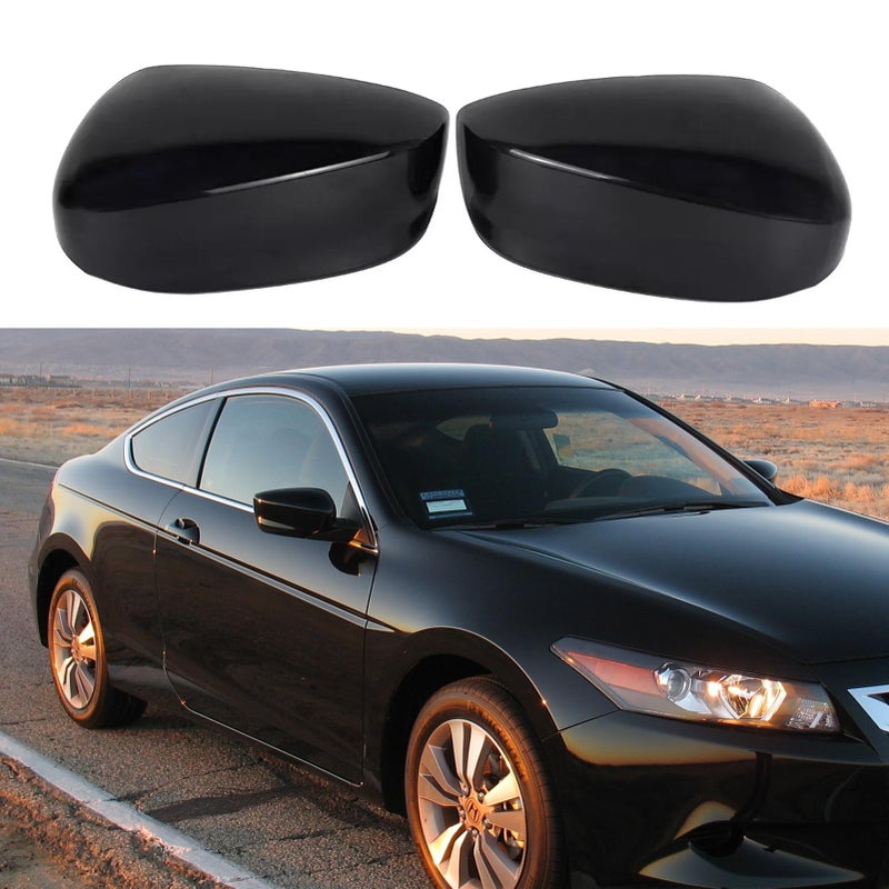 Abodvu Compatible with 20182022 Honda Accord Mirror Cover Replacement10th Gen Accord Sedan Mirror Caps for Left Driver Right Passenger SideReplace for 76251TVAA3176201TVAA31Glossy Black1 Pair