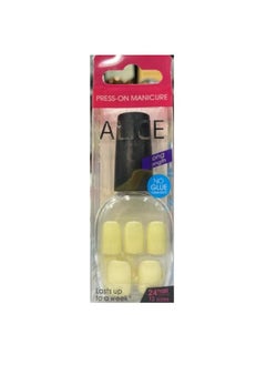 Alice PRESS ON MANICURE NO GLUE NEEDED NAILS 24PCS  - Image 1