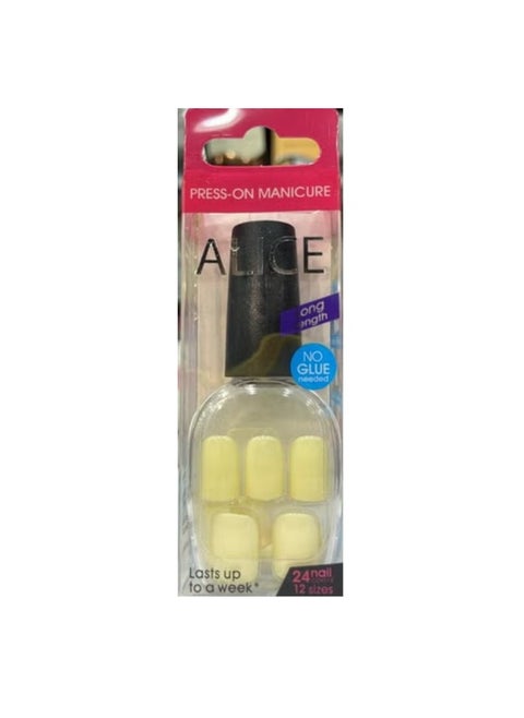 PRESS ON MANICURE NO GLUE NEEDED NAILS 24PCS