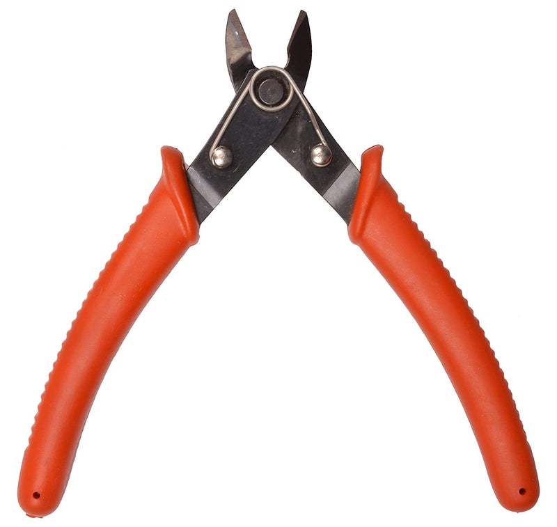 HKECART مقص ستانلس ستيل HKeCart 15 × 5 × 2 سم أحمر 012 - Image 2