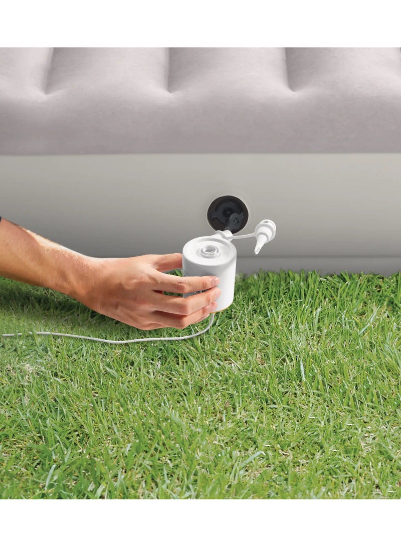 INTEX TWIN DURA-BEAM PRESTIGE MID-RISE AIRBED W/ USB150 - Image 2