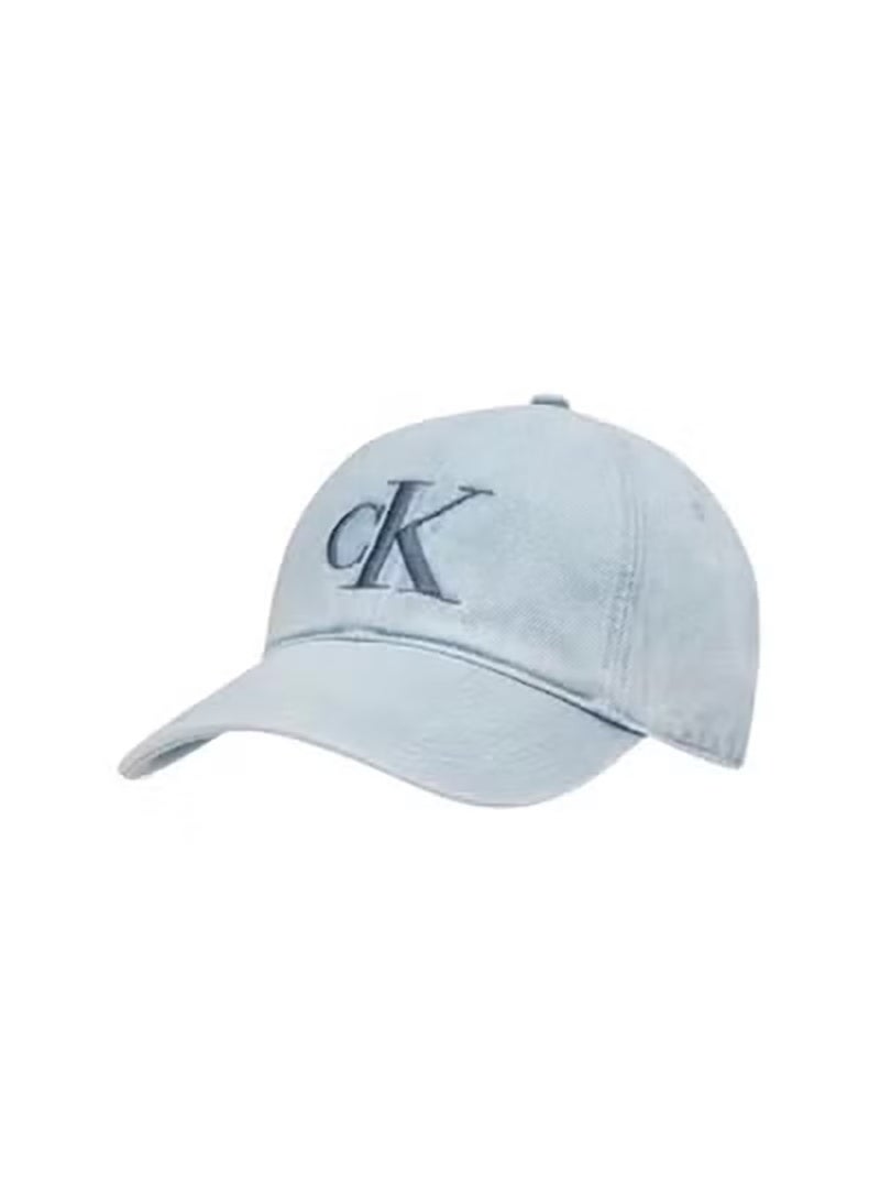 CK Products قبعة بيسبول دنيم زرقاء فاتحة، قبعة كلاسيكية عادية ذات حافة