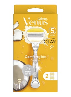 Gillette Razor Venus 5 Olay Comfortglide Coconut +2 Refill - pzsku/Z0F8F6AB3253788F3B29DZ/45/_/1664044171/b51838d2-7251-4bb4-824e-fe5055375024