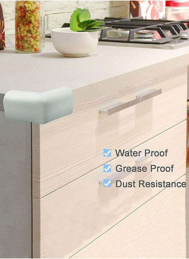 BAYBEE Baby Safety Corner Protector Pack of 16Pcs Table Corner Guards Baby Proofing Corner Guards  3M Pre Taped Corner Protectors Child Safety Edge Guards White  - Image 4