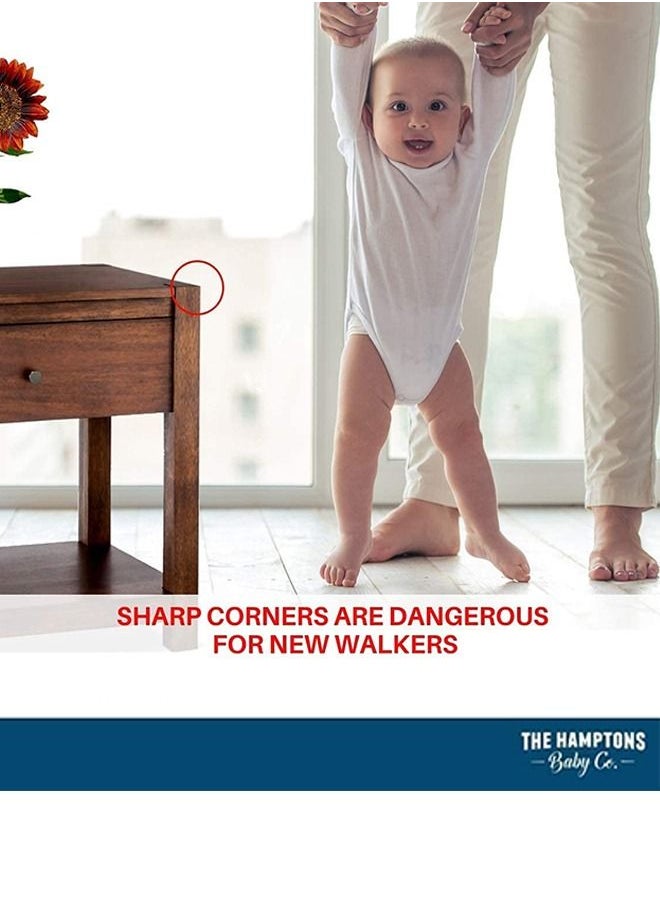 BAYBEE Baby Safety Corner Protector Pack of 16Pcs Table Corner Guards Baby Proofing Corner Guards  3M Pre Taped Corner Protectors Child Safety Edge Guards White  - Image 3