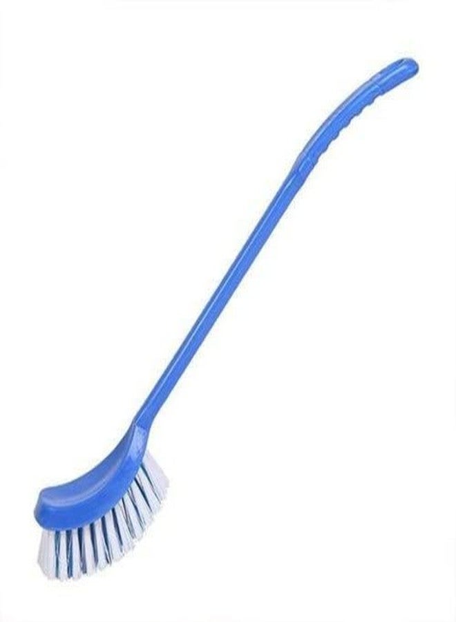 Red Champion One Side Flexible Toilet Brush in Hockey Design for Western and Indian Toilet Cleaning, Multi Colour, Large, Pack of 4 - Image 2