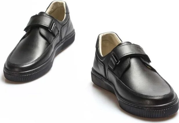 فاست ستيب Fast Step Genuine Leather Boys School Shoes 770FA917