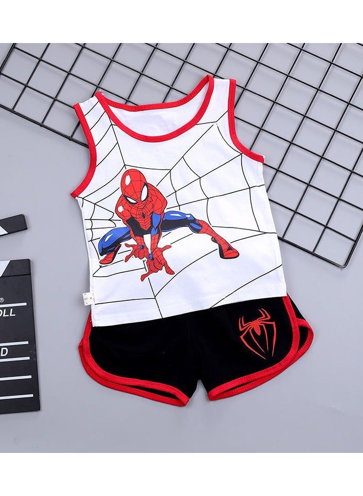 KUYING New Cartoon Spider Man Fashion Casual Three Piece Set - Image 1