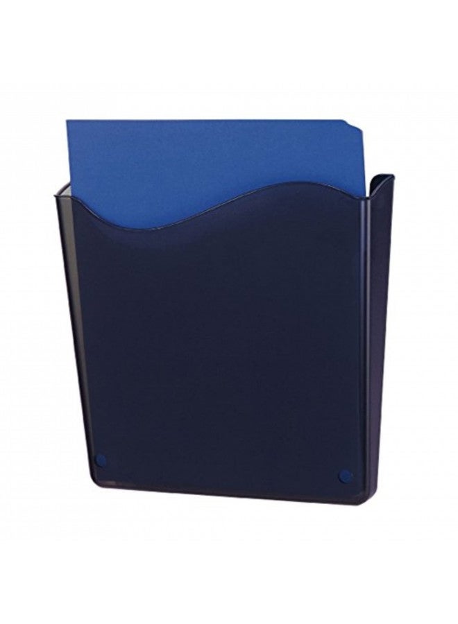Officemate Unbreakable Wall File, Letter/A4, Vertical, Smoke(21671)