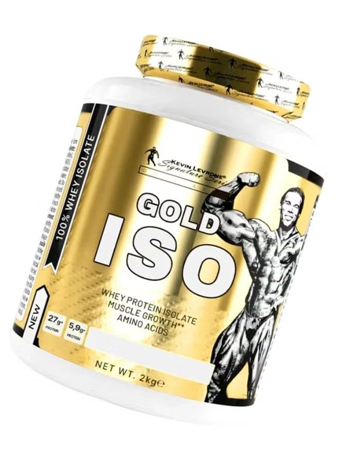 KEVIN LEVRONE Gold ISO Whey Protein Isolate Choco-Oro 66 Servings – Lean Muscle Growth & Fast Absorption - Image 2