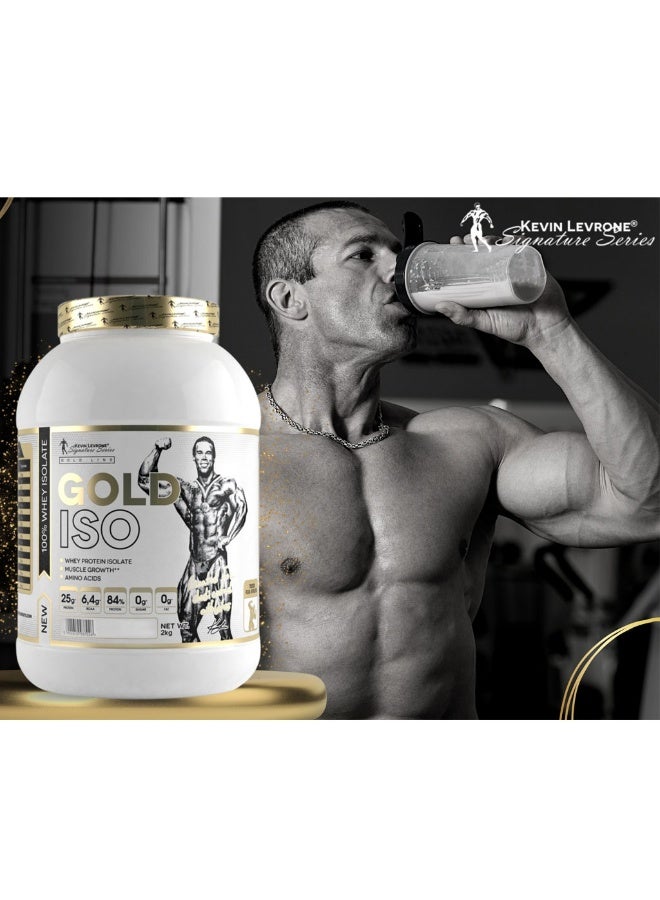 KEVIN LEVRONE Gold ISO Whey Protein Isolate Choco-Oro 66 Servings – Lean Muscle Growth & Fast Absorption - Image 3