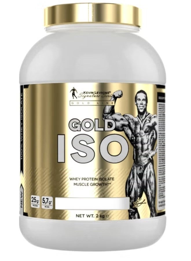 KEVIN LEVRONE Gold ISO Whey Protein Isolate Choco-Oro 66 Servings – Lean Muscle Growth & Fast Absorption - Image 1