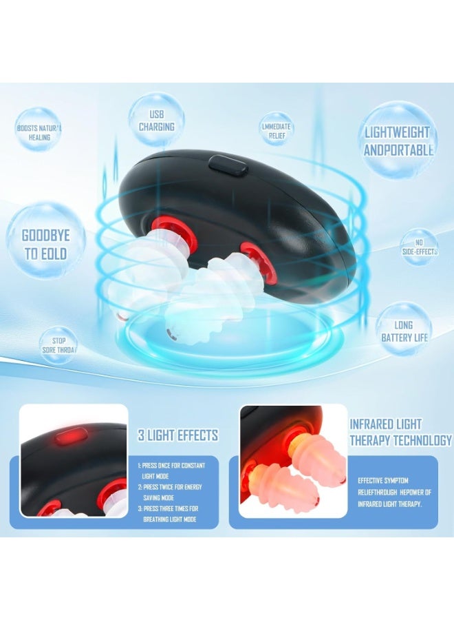 دي إم جي تك جهاز العلاج بالضوء الأحمر للأنف، جهاز RespiRelief المحمول للعلاج بالضوء الأحمر للأنف، جهاز Respi-Relief لتهدئة الأنف - Image 4