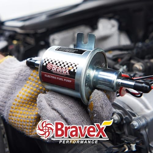 Bravex Universal 12V Low Pressure 2.5-4 PSI Gas Diesel Inline Electric Fuel Pump HEP-02A (2.5-4 PSI) - Image 5