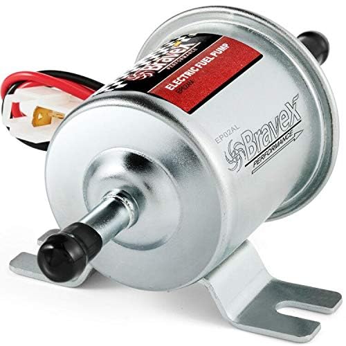 Bravex Universal 12V Low Pressure 2.5-4 PSI Gas Diesel Inline Electric Fuel Pump HEP-02A (2.5-4 PSI) - Image 2