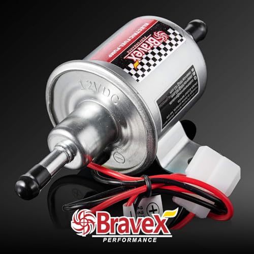 Bravex Universal 12V Low Pressure 2.5-4 PSI Gas Diesel Inline Electric Fuel Pump HEP-02A (2.5-4 PSI) - Image 4