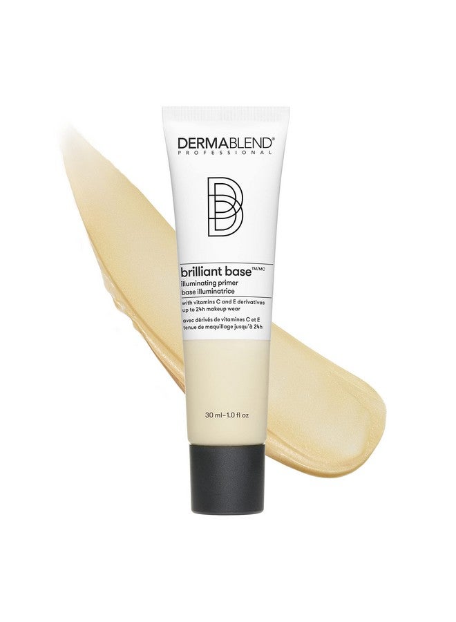 Dermablend Brilliant Base Illuminating Primer Face Makeup, Formulated With Niacinamide, Shea Butter, And Glycerin, Enriched With Vitamin C And E Derivatives, Provides Long Lasting Radiance, 1 Fl Oz - Image 1