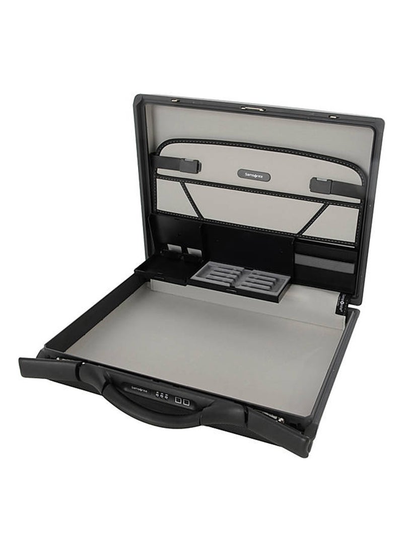 Samsonite Focus Ultra Briefcase Black|Durable|File Compartment|Concealed Hinge|Scratch Resistance Material - 3 Years International Warranty - Image 2