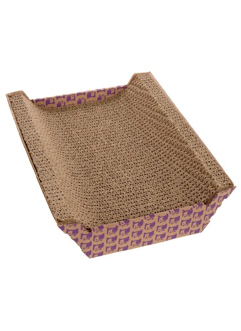 SmartyKat Super Scratcher Chaise Corrugated Cat Scratcher, Catnip Infusion Technology - Brown, One Size