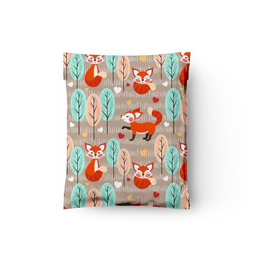 Pro Supply Global 10x13 (100) Fox Designer Poly Mailers Shipping Envelopes Premium Printed Bag - Image 5