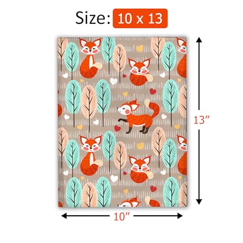 Pro Supply Global 10x13 (100) Fox Designer Poly Mailers Shipping Envelopes Premium Printed Bag - Image 4