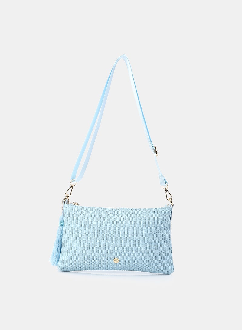 Dejavu Women's Crossbody Bag-LID-DJTX-027-Blue - Image 1
