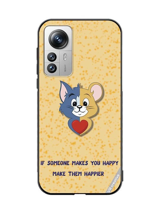 VR CREATIVE Protective Case Cover For Xiaomi 12X Tom Jerry Design Multicolour - Image 1