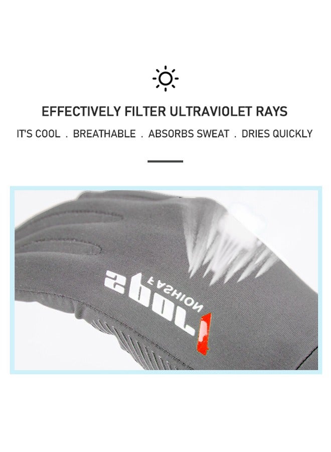 Ice Silk Non-Slip Gloves Breathable Outdoor Sports Driving Riding Touch Screen Gloves Thin Anti-UV Protection - Image 3