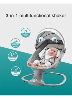 Beauenty Baby Electric Rocking Chair with Bluetooth Function with 5 Swing Sizes and 3 Stage Timer Removable Mosquito Net  - Image 5