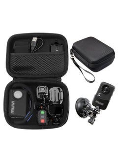 CaseSack Case for Body camera, action camera like MIUFLY 1296, Veho VCC003, VCC005 MUVI HD10, HDPRO, PNZEO F5, BOBLOV M5/ M7, Pyle PPBCM9, R-Tech HD Night Version camera, SD card Pockets  - Image 1